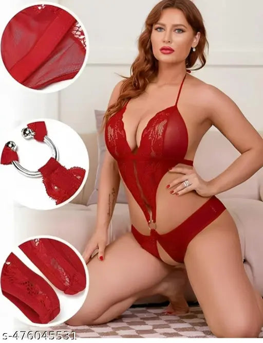 Women Babydoll Nightwear Lingerie with Panty