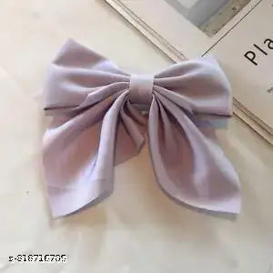 Ribbon Bow with Long Tail Pack Of 6 (Multicolor)