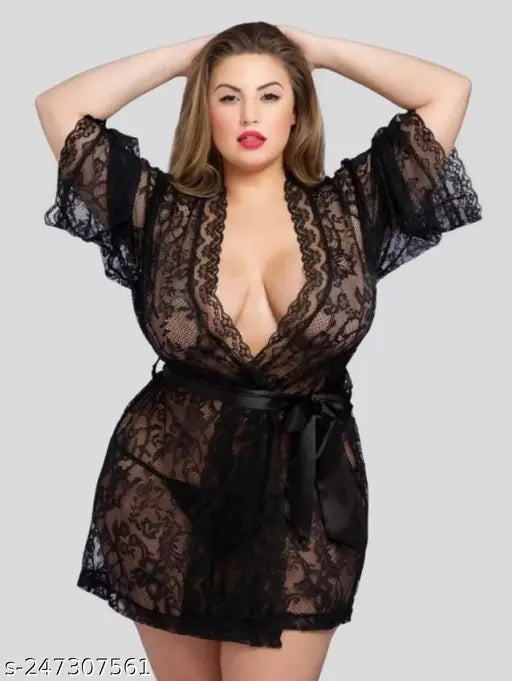 Babydoll Panty and Robe Set