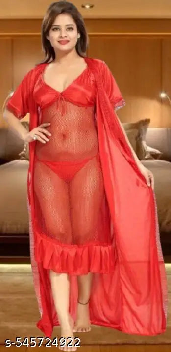 Nightdress With Robe Set
