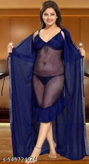 Nightdress With Robe Set