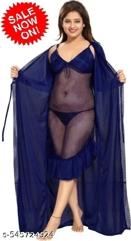 Nightdress With Robe Set