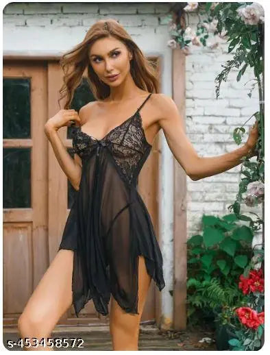 sexy babydoll gown and panty for occasion